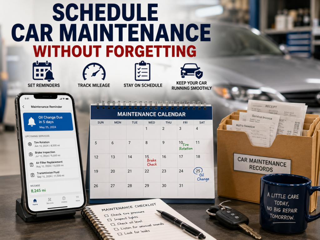 Schedule Car Maintenance Without Forgetting