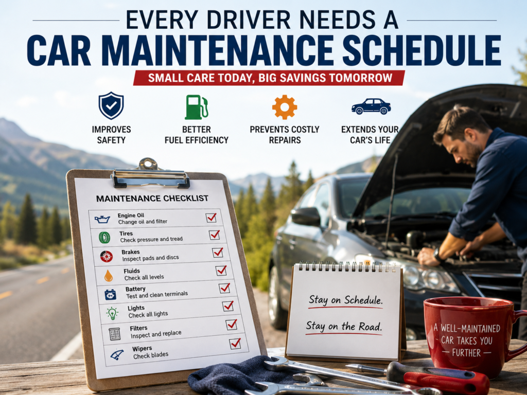 Every Driver Needs a Car Maintenance Schedule