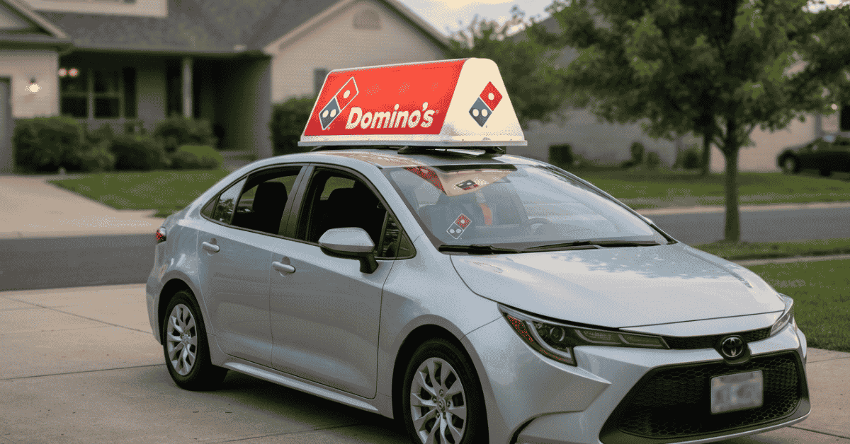 Dominos Car Topper: My Epic Zany Joy