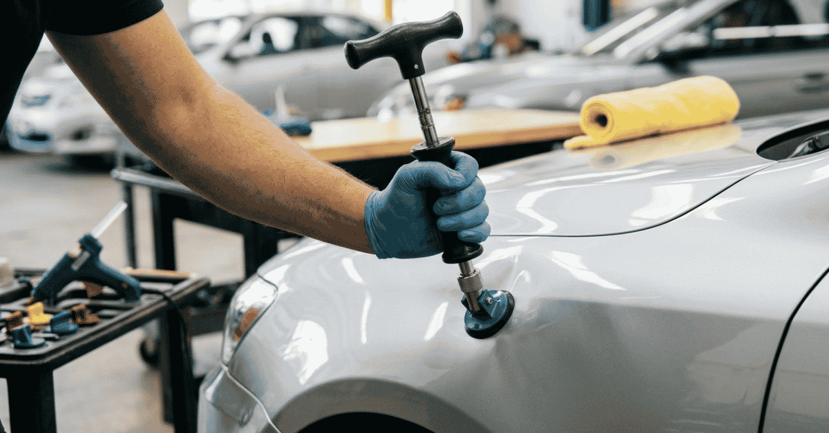 Tool to Pop Out Dents in Car