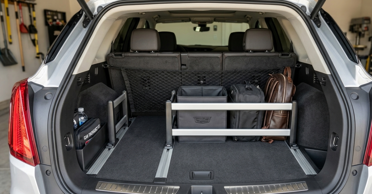 cadillac xt5 cargo management system