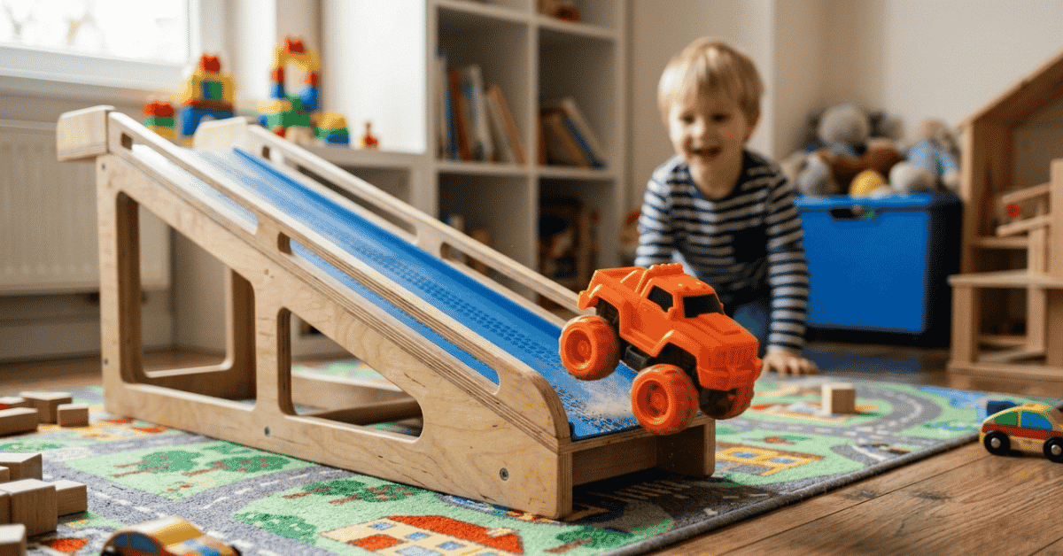 car with ramp toy