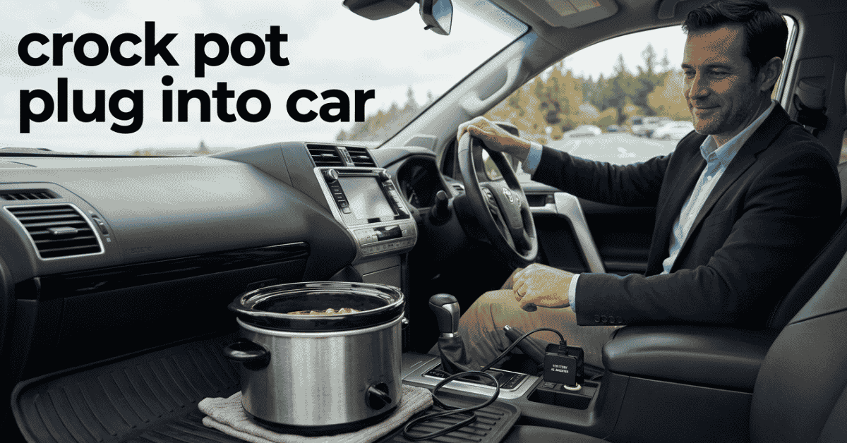 crock pot plug into car