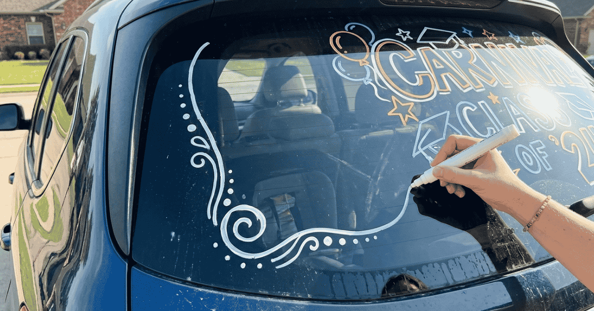 do chalk markers work on car windows