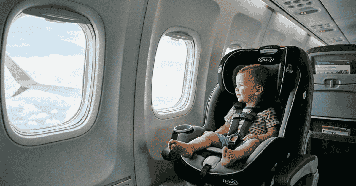graco car seat airplane