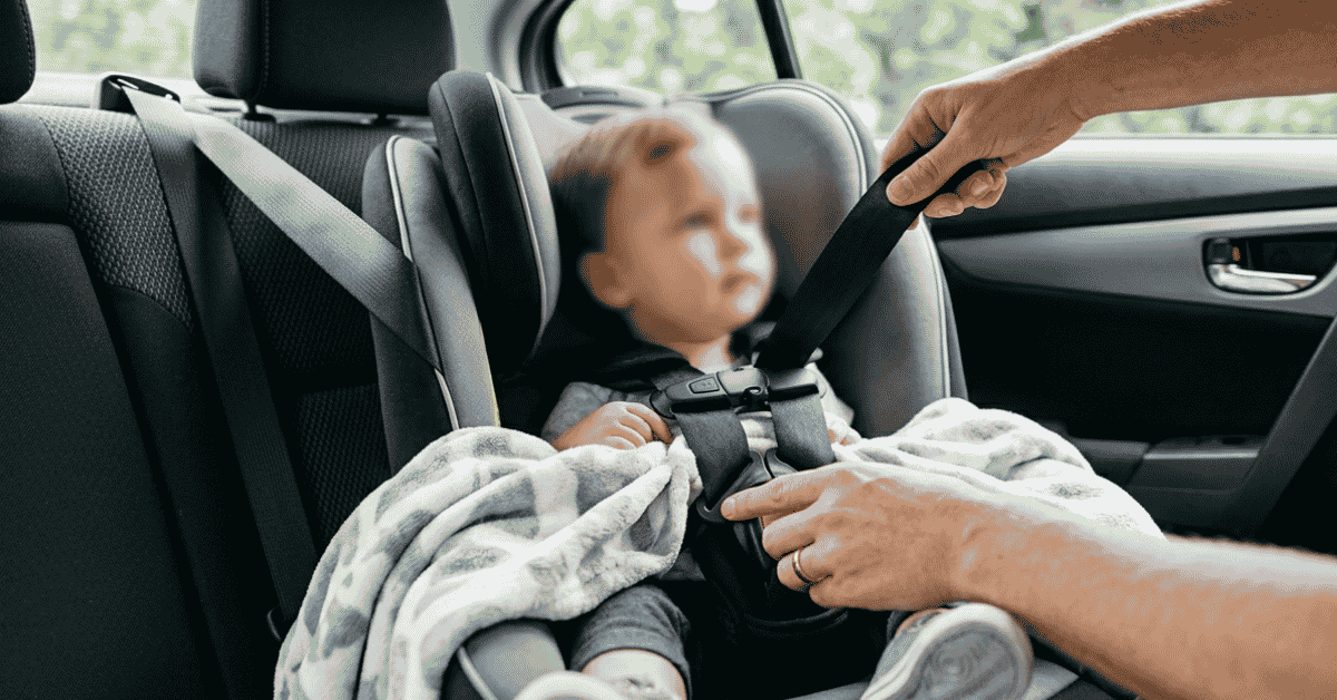 how do i loosen the straps on a car seat