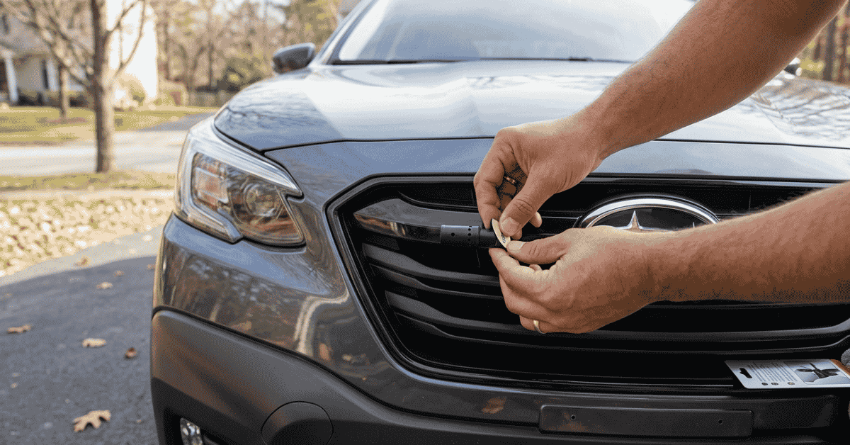 how to install a deer whistle on your car