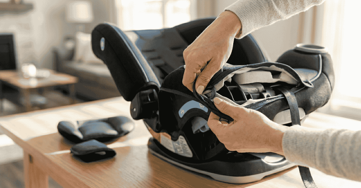 how to remove graco 3 in 1 car seat cover