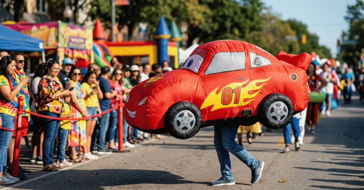 inflatable car costume