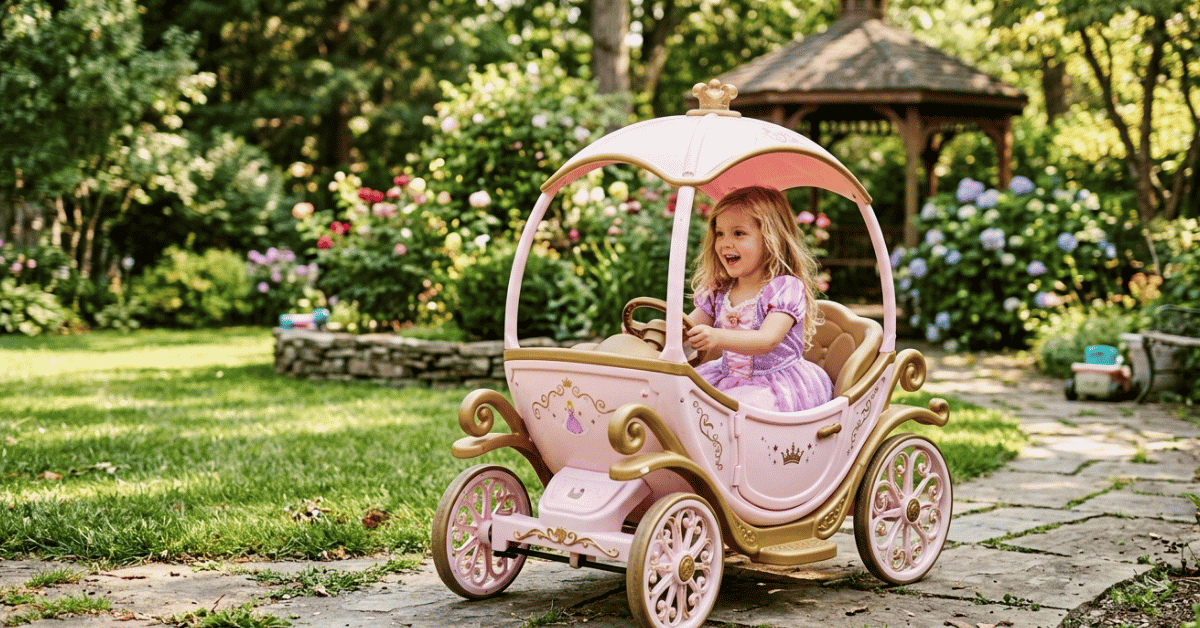 princess carriage power wheel